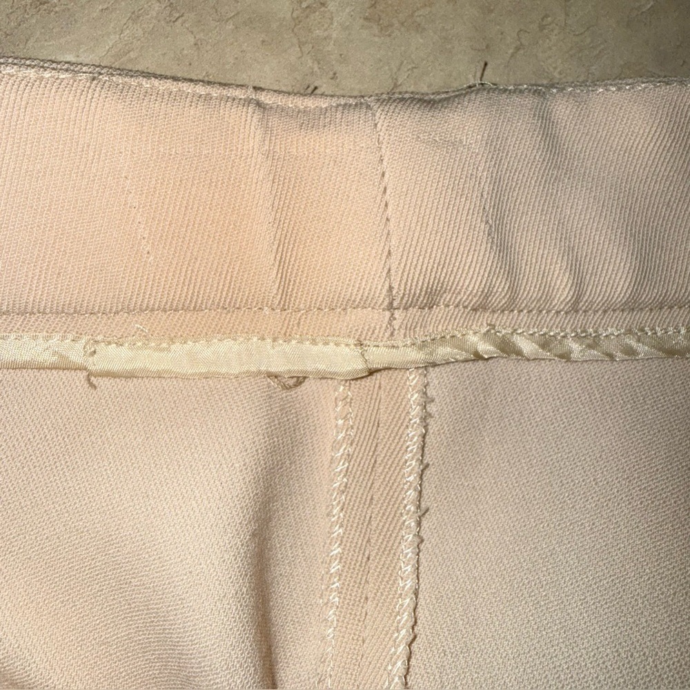 Hermes Vintage Women's Cream Dress Pants Wool Quiet Luxury Old Money - Picture 14 of 16
